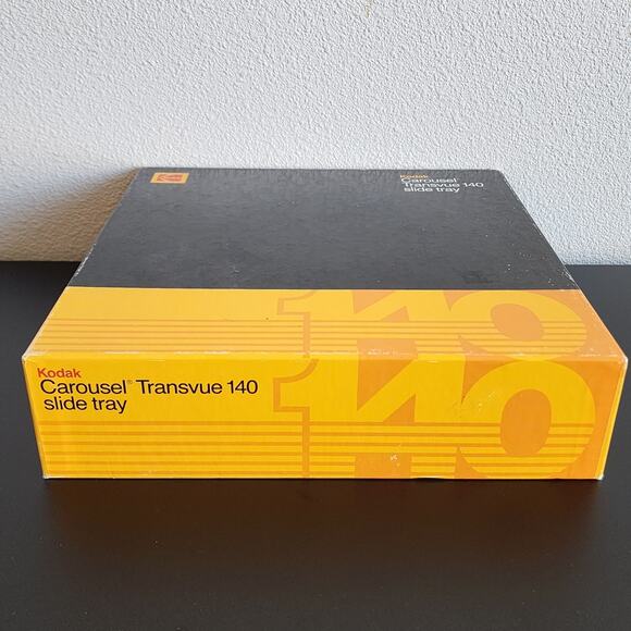 Kodak Transvue 140 Slide Tray w Box Carousel and Ektagraphic Projectors 184 0768 - Picture 5 of 10